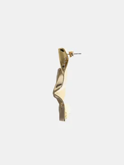 Frauen Source Unknown Zubehör<Abstrakte Kristallohrringe, Gold