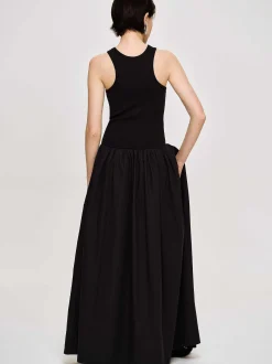 Frauen Source Unknown Kleider<Amal Racer-Tanktopkleid Mit Tiefer Taille, Schwarz