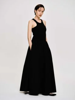 Frauen Source Unknown Kleider<Amal Racer-Tanktopkleid Mit Tiefer Taille, Schwarz
