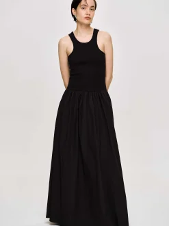 Frauen Source Unknown Kleidung<Amal Racer-Tanktopkleid Mit Tiefer Taille, Schwarz