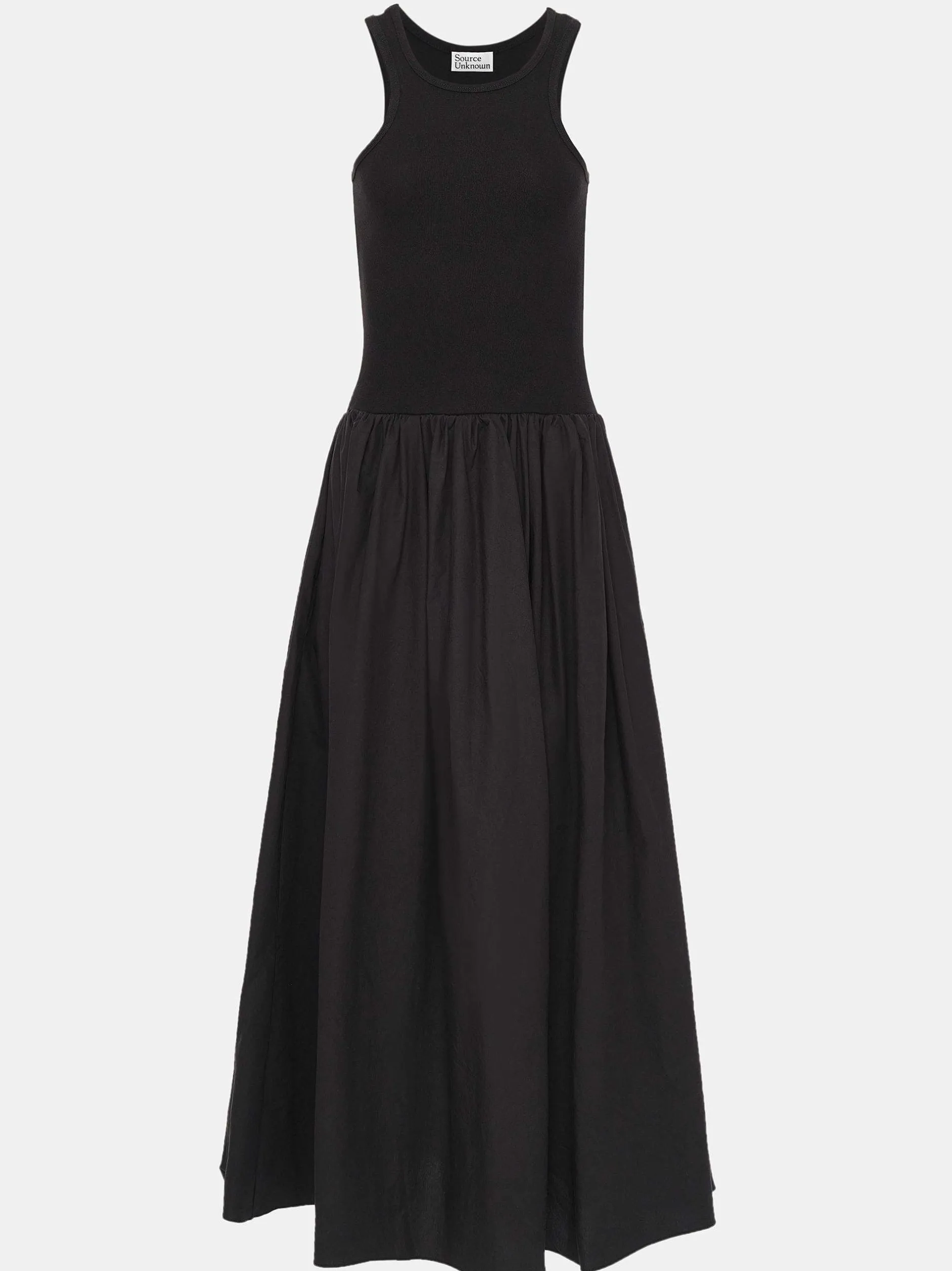 Frauen Source Unknown Kleidung<Amal Racer-Tanktopkleid Mit Tiefer Taille, Schwarz