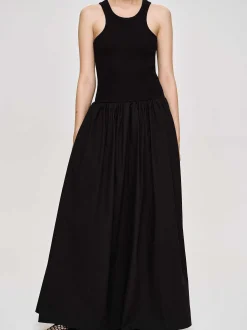 Frauen Source Unknown Kleidung<Amal Racer-Tanktopkleid Mit Tiefer Taille, Schwarz