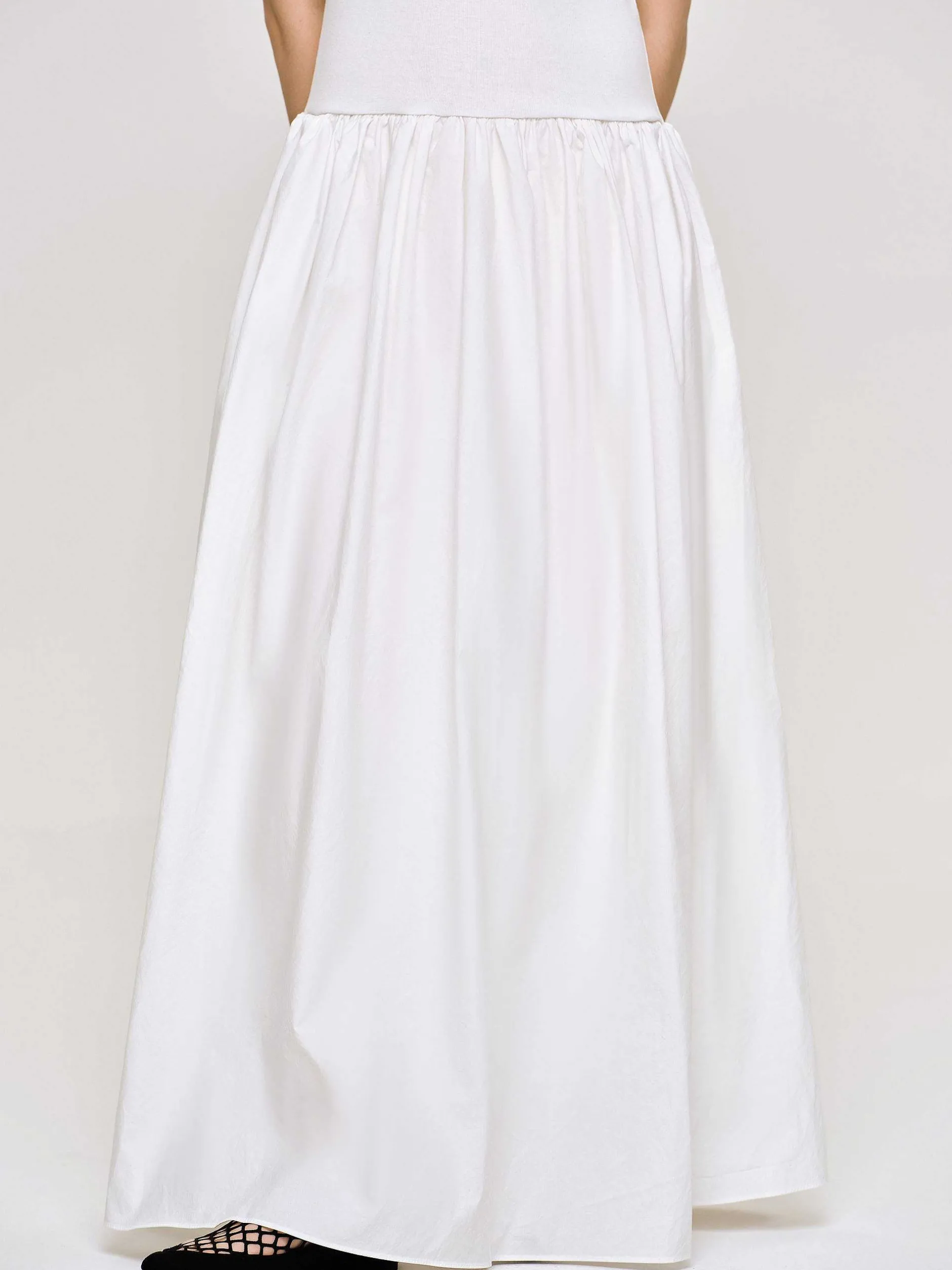 Frauen Source Unknown Kleidung<Amal Racer-Tanktopkleid Mit Tiefer Taille, Weis