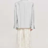 Frauen Source Unknown Zubehör<Baia Boxy Wrap Blazer, Gainsboro Grey