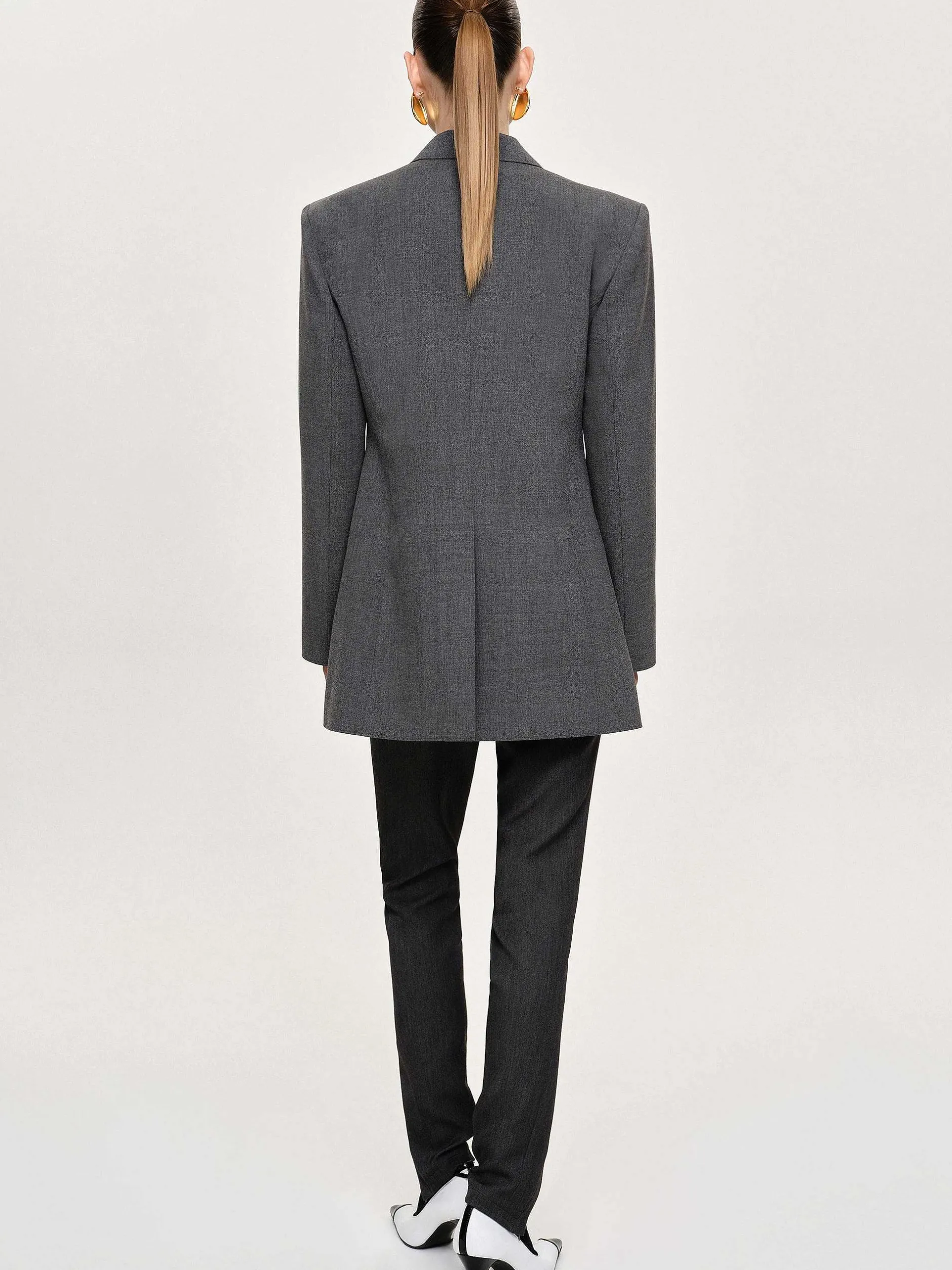 Frauen Source Unknown Kleidung<Blazer Mit Einem Knopf, Anthrazit