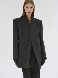 Frauen Source Unknown Kleidung<Corrin Wickelblazer, Anthrazit