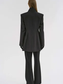 Frauen Source Unknown Oberbekleidung<Corrin Wickelblazer, Anthrazit