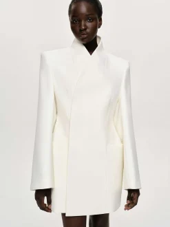 Frauen Source Unknown Kleidung<Corrin Wickelblazer, Creme