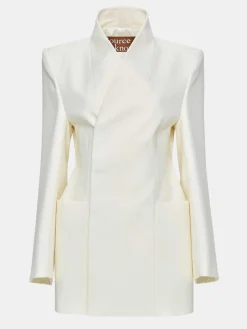 Frauen Source Unknown Kleidung<Corrin Wickelblazer, Creme