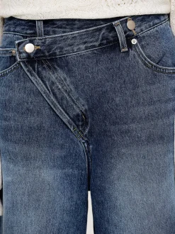 Frauen Source Unknown Denim<Crossover-Jeans, Dark Stone Wash