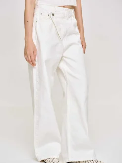 Frauen Source Unknown Denim<Crossover-Jeans, Weis