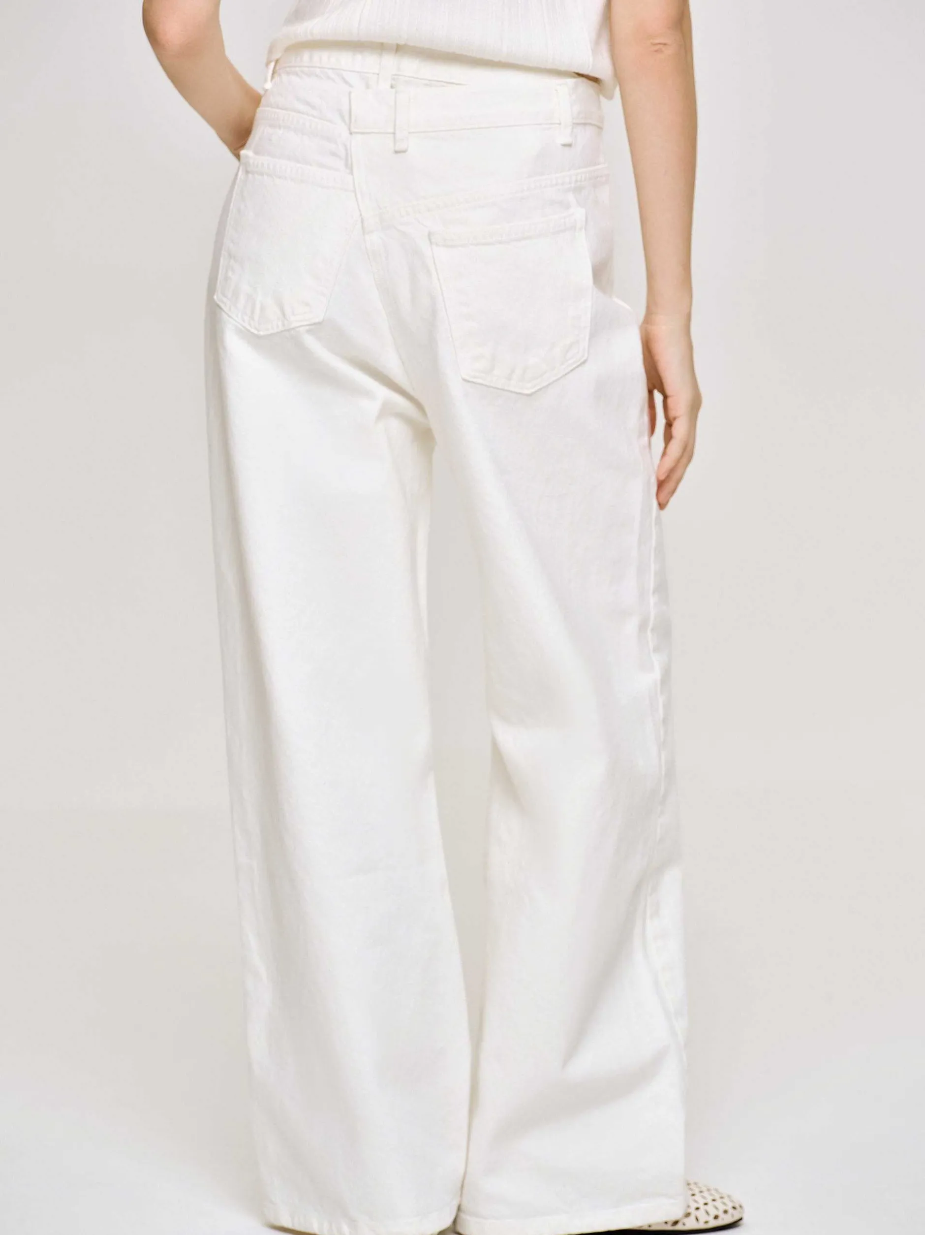 Frauen Source Unknown Denim<Crossover-Jeans, Weis