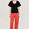 Frauen Source Unknown Zubehör<Deep U T-Shirt, Schwarz
