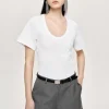 Frauen Source Unknown Zubehör<Deep U T-Shirt, Weis