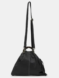 Frauen Source Unknown Schuhe & Taschen<Dreieckstasche Aus Kalbsleder, Schwarz