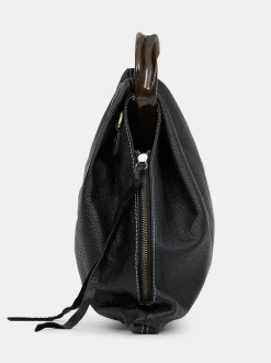Frauen Source Unknown Schuhe & Taschen<Dreieckstasche Aus Kalbsleder, Schwarz