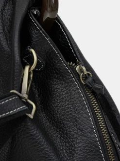 Frauen Source Unknown Schuhe & Taschen<Dreieckstasche Aus Kalbsleder, Schwarz