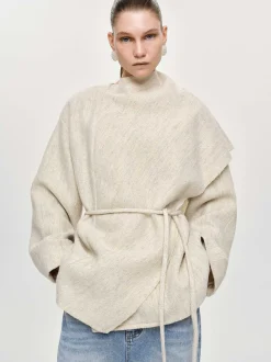 Frauen Source Unknown Zubehör<Edmea Jacke Mit Schaldetails, Reiher