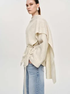 Frauen Source Unknown Zubehör<Edmea Jacke Mit Schaldetails, Reiher