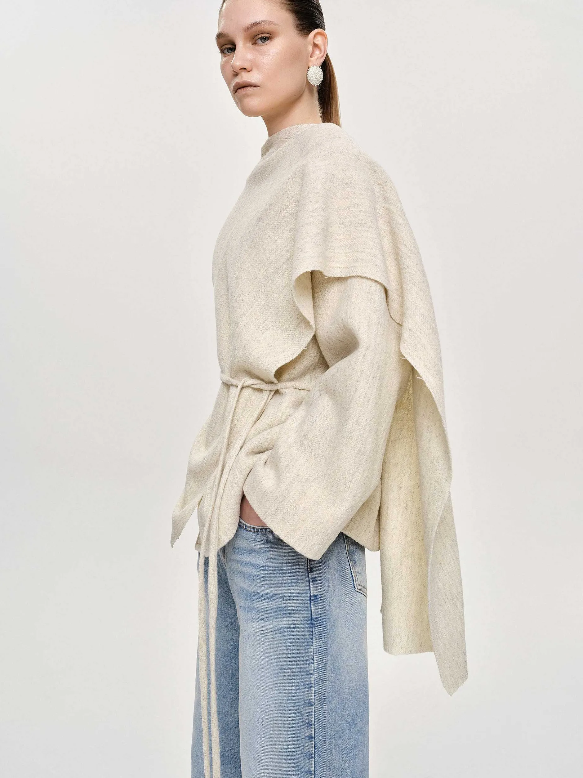 Frauen Source Unknown Zubehör<Edmea Jacke Mit Schaldetails, Reiher