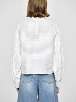 Frauen Source Unknown Kleidung<Erza Volumenbluse, Weis