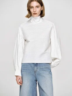 Frauen Source Unknown Kleidung<Erza Volumenbluse, Weis