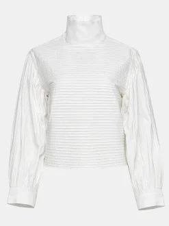 Frauen Source Unknown Kleidung<Erza Volumenbluse, Weis
