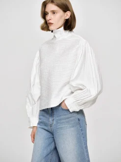 Frauen Source Unknown Kleidung<Erza Volumenbluse, Weis