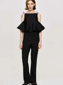 Frauen Source Unknown Kleidung<Extra Verkurztes Camisole, Schwarz