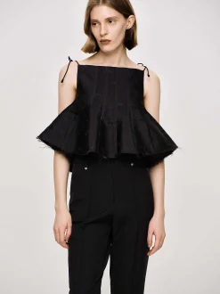 Frauen Source Unknown Kleidung<Extra Verkurztes Camisole, Schwarz