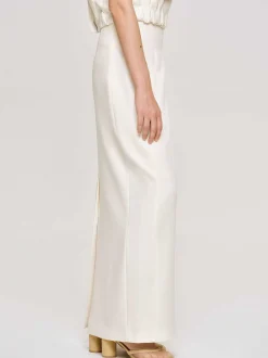Frauen Source Unknown Kleidung<Fliesender Rock Mit Hoher Taille, Elfenbein