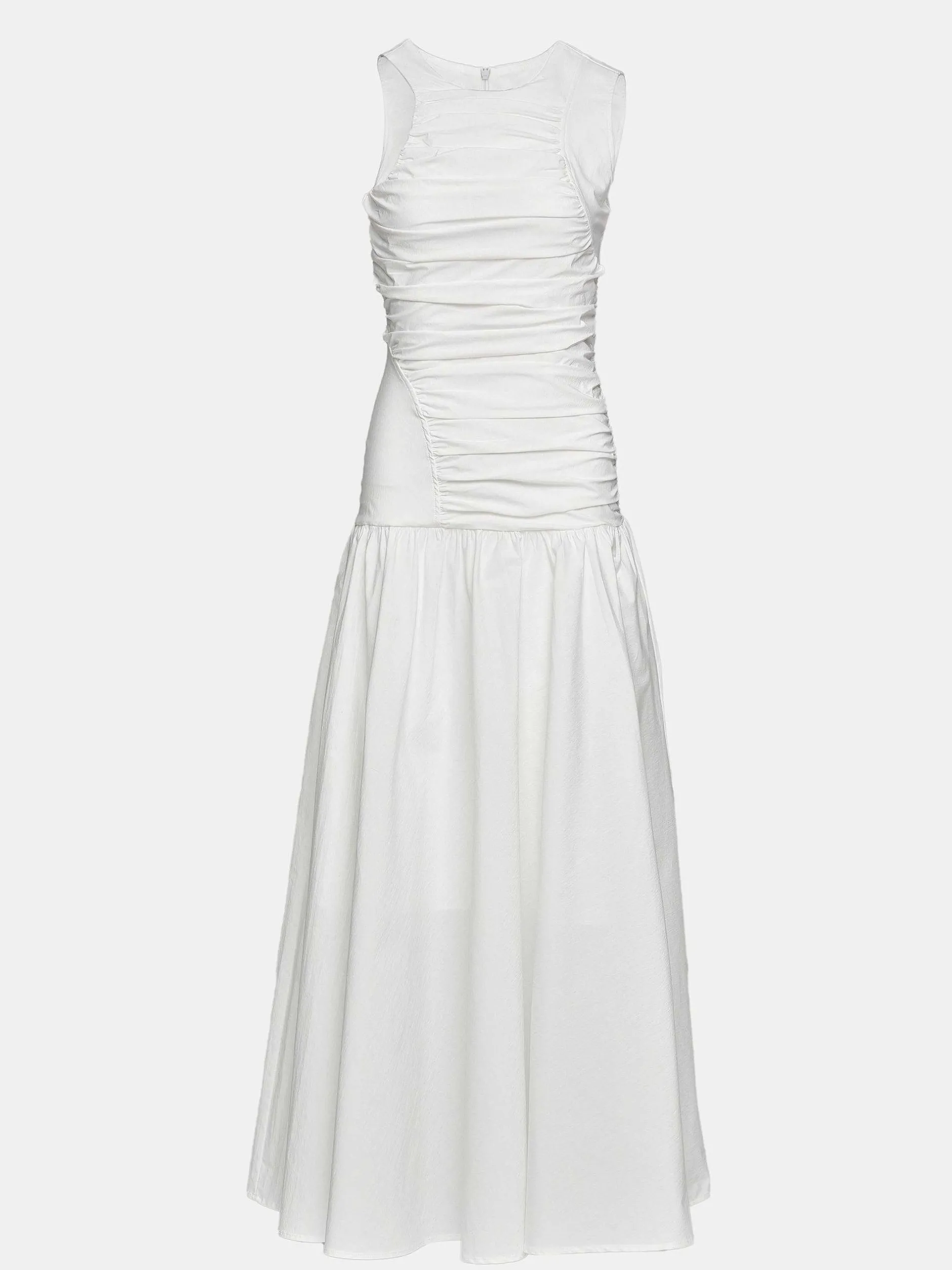 Frauen Source Unknown Zubehör<Gerafftes Kleid Mit Tiefer Taille, Gebrochenes Weis