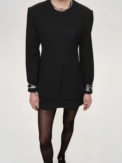 Frauen Source Unknown Zubehör<Geteilte Jacke Mit Taillierter Taille, Schwarz