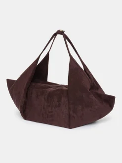 Frauen Source Unknown Kleidung<Grose Gluckskeks-Tasche, Wildlederbraun