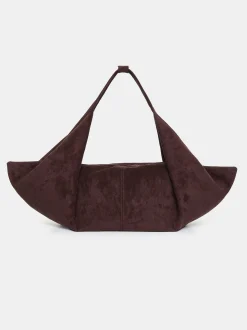 Frauen Source Unknown Kleidung<Grose Gluckskeks-Tasche, Wildlederbraun