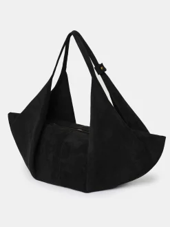Frauen Source Unknown Kleidung<Grose Gluckskeks-Tasche, Wildleder Schwarz