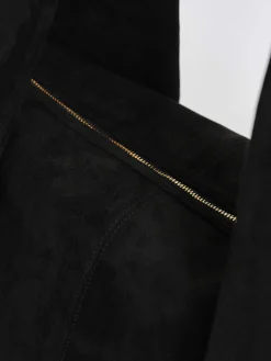 Frauen Source Unknown Kleidung<Grose Gluckskeks-Tasche, Wildleder Schwarz