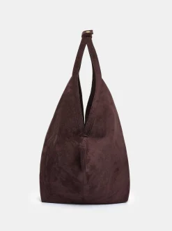 Frauen Source Unknown Schuhe & Taschen<Grose Gluckskeks-Tasche, Wildlederbraun