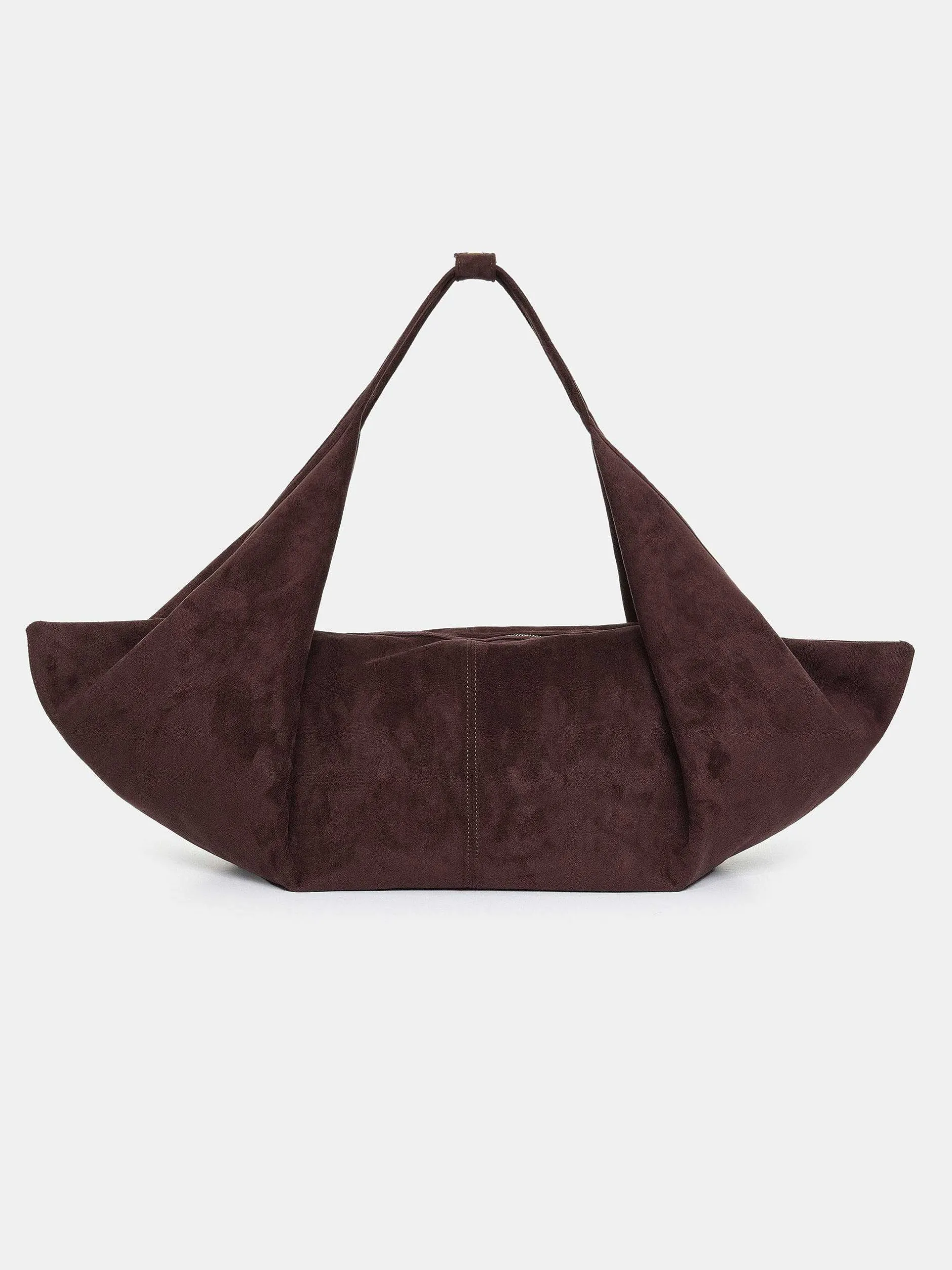 Frauen Source Unknown Schuhe & Taschen<Grose Gluckskeks-Tasche, Wildlederbraun