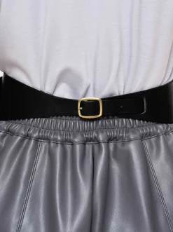 Frauen Source Unknown Zubehör<Groser Gurtel Mit Dornschliese, Schwarz