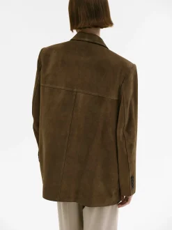 Frauen Source Unknown Zubehör<Hailey Lammfell-Blazer, Pekannuss