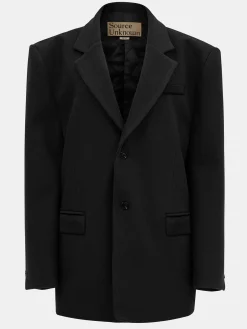 Frauen Source Unknown Zubehör<Hayk Ubergroser Boyfriend-Blazer, Schwarz