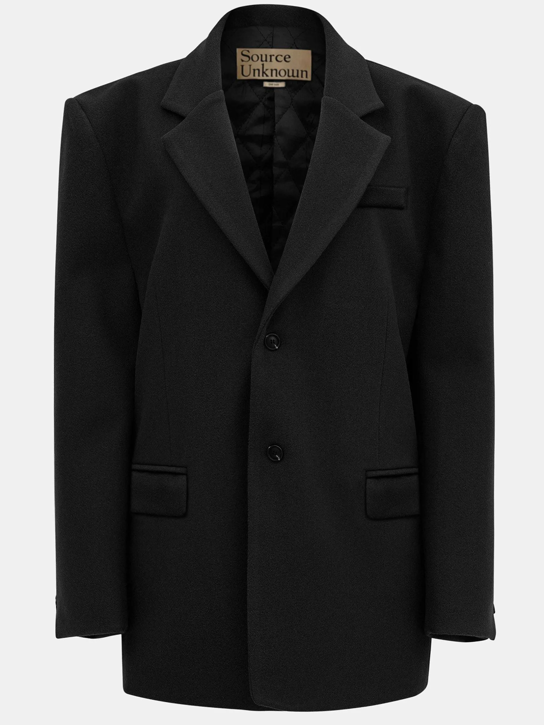 Frauen Source Unknown Zubehör<Hayk Ubergroser Boyfriend-Blazer, Schwarz