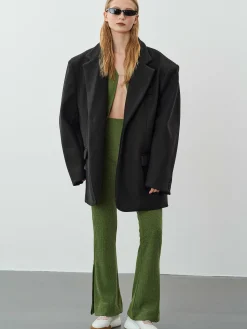 Frauen Source Unknown Zubehör<Hayk Ubergroser Boyfriend-Blazer, Schwarz