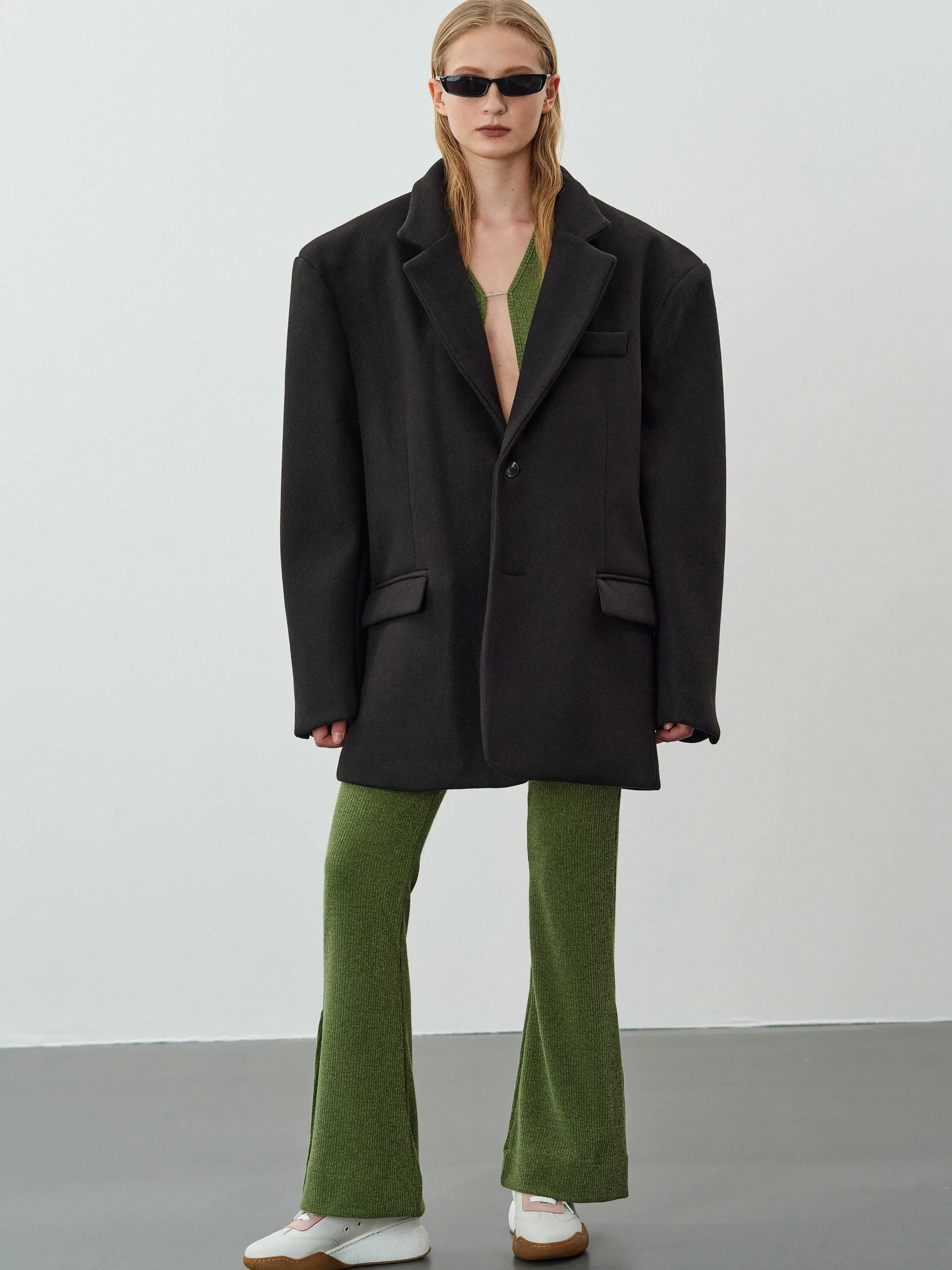 Frauen Source Unknown Zubehör<Hayk Ubergroser Boyfriend-Blazer, Schwarz