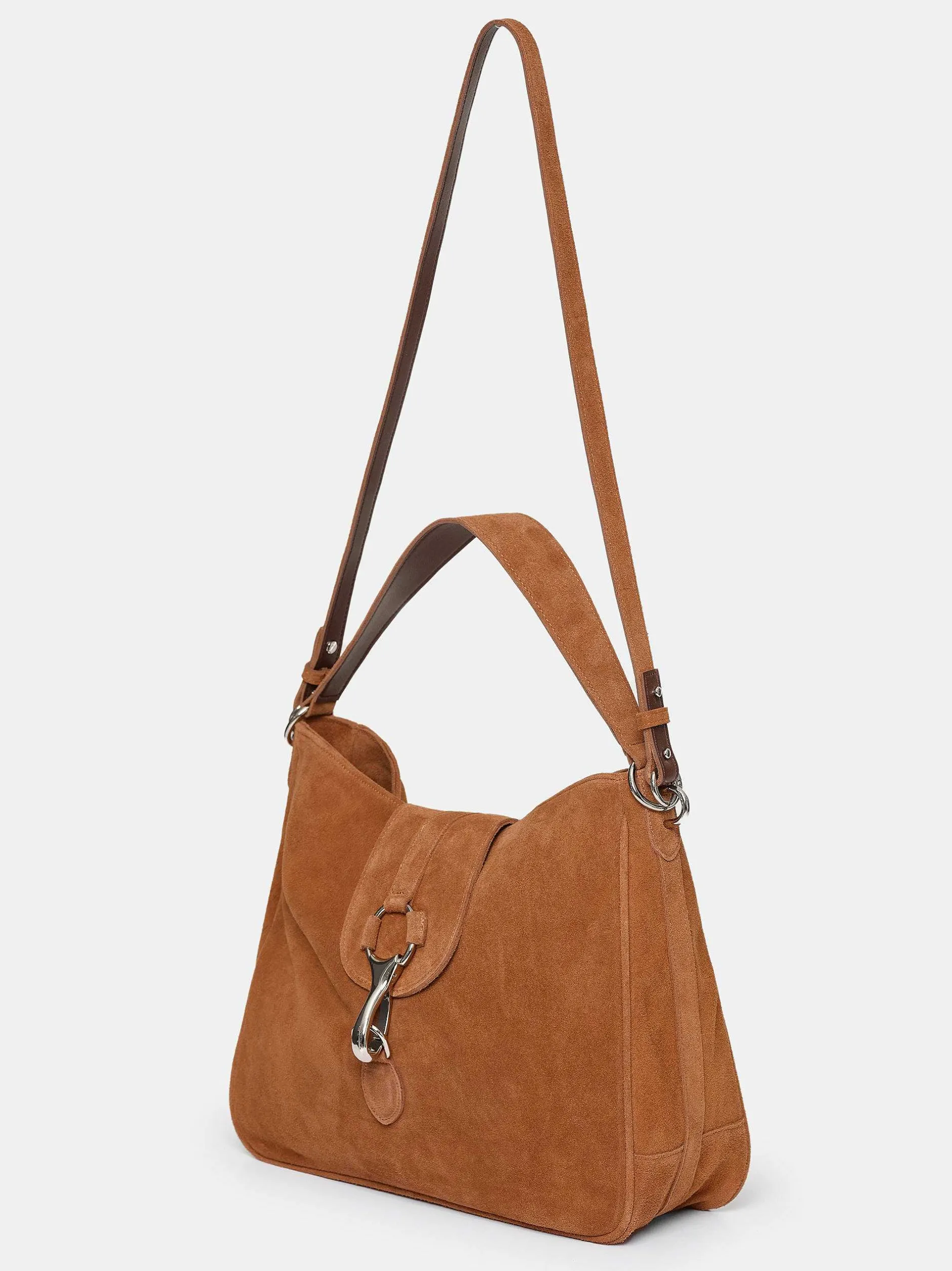 Frauen Source Unknown Schuhe & Taschen<Hobo-Tasche Aus Wildleder, Kupfer