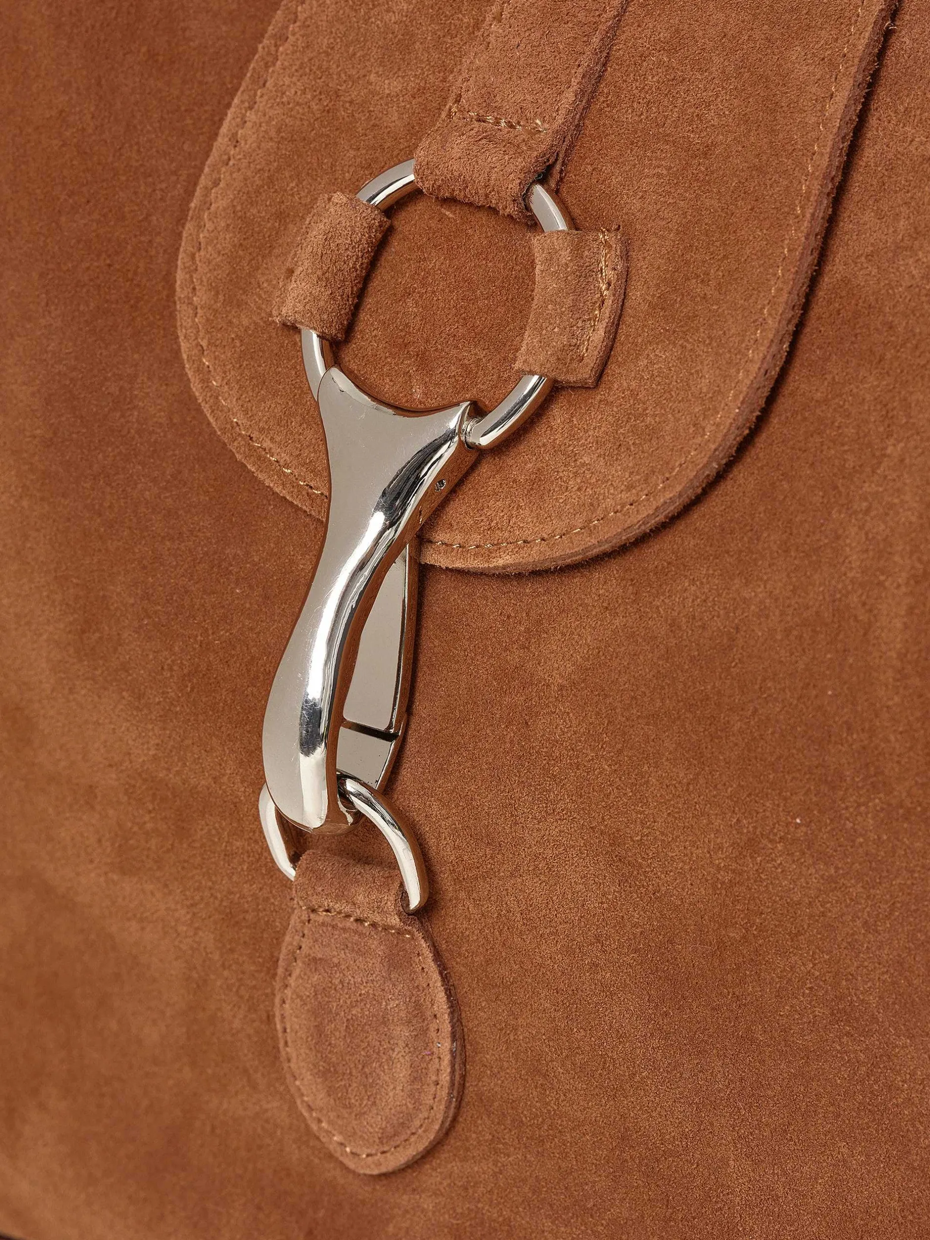 Frauen Source Unknown Schuhe & Taschen<Hobo-Tasche Aus Wildleder, Kupfer