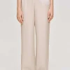 Frauen Source Unknown Zubehör<Hose Aus Satin-Krepp, Champagner