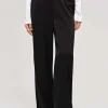 Frauen Source Unknown Zubehör<Hose Aus Satin-Krepp, Schwarz