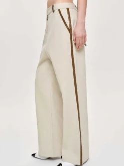 Frauen Source Unknown Koordinaten<Hose Mit Lederbesatz, Canvas